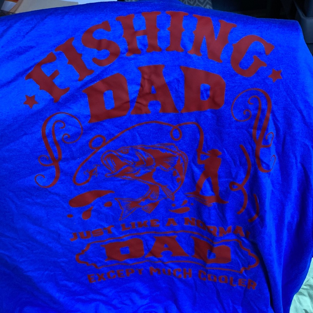 Fishing Dad 3x tshirt